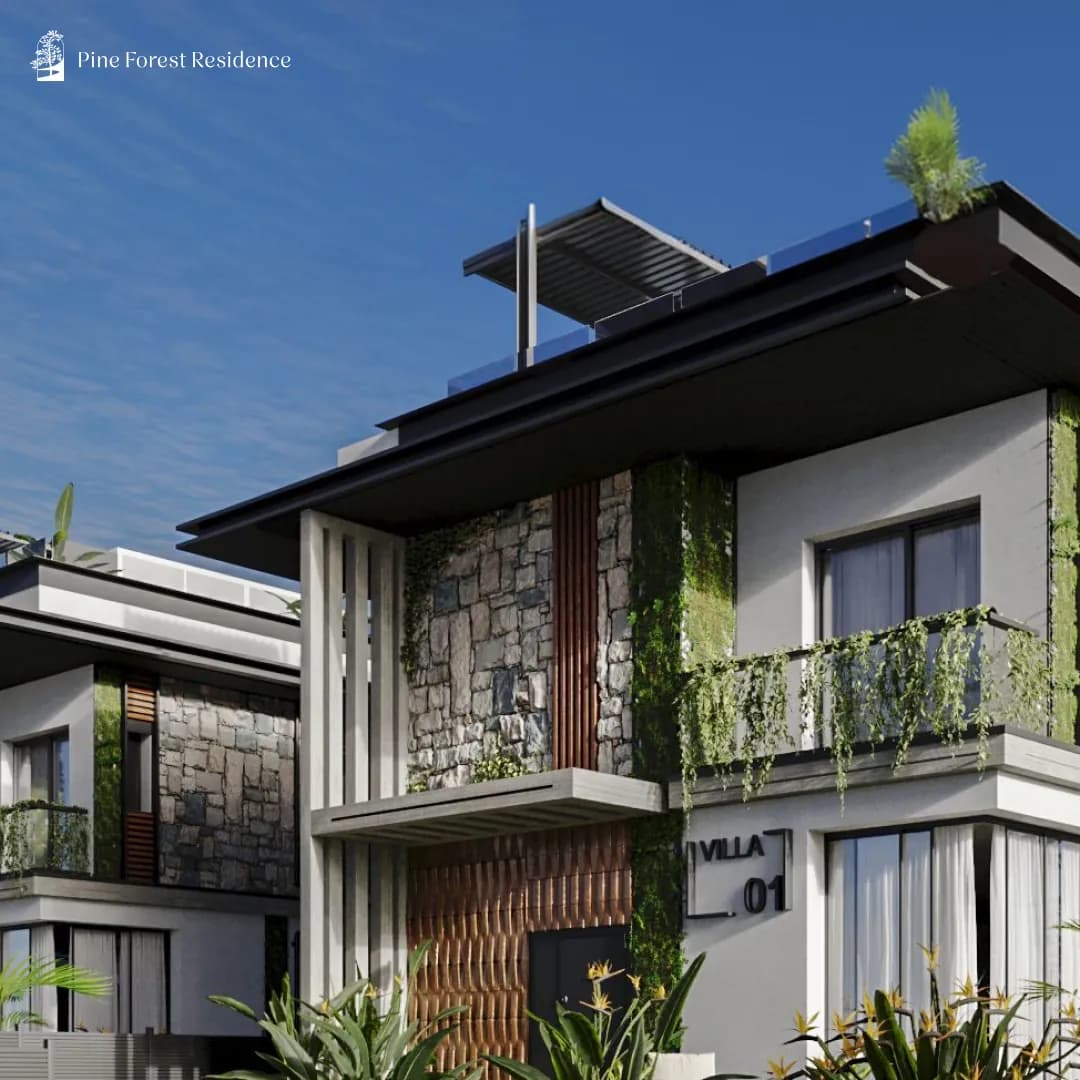 Pine Forest Residence · Лендинг, буклет и креативы